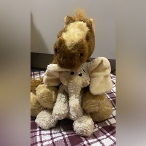 herritage collection by game Plush Elephant and Horse Toy Set
